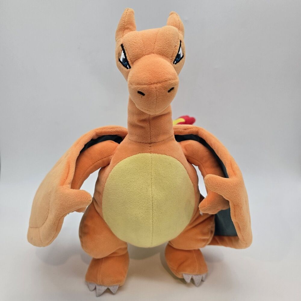 Pokemon Charizard 2021 Plush Orange & Yellow Winged Dragon 12"x16" Nintendo